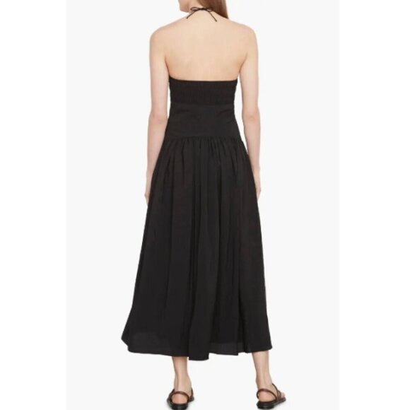 *SOLD* Vince Sleeveless Halter Midi-Dress, Black - Picture 3 of 3